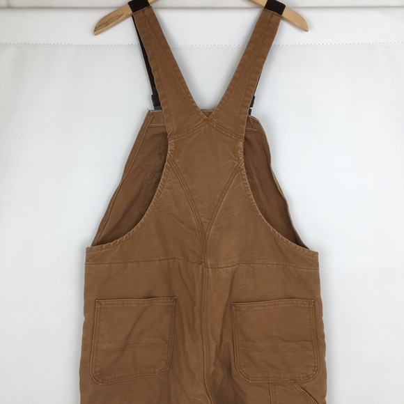CARHARTT FR Flame Resistant Duck Bib Overalls Quilt Lined Double Knee Men’s 32 - Picture 11 of 17